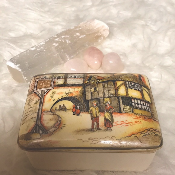 Sandland Ware Lancaster Hanley England Jewelry Box